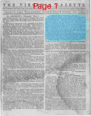 Page thumbnail for The Virginia Gazette