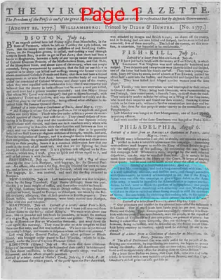 Page thumbnail for The Virginia Gazette