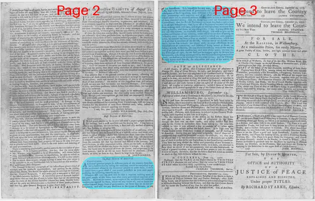 Page thumbnail for The Virginia Gazette