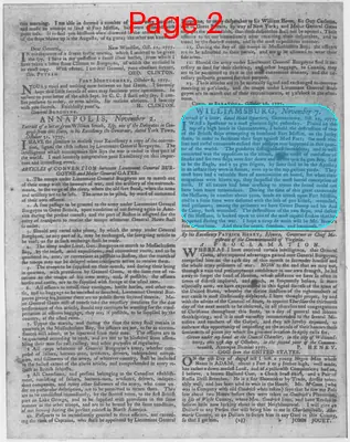 Page thumbnail for The Virginia Gazette