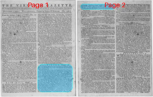 Page thumbnail for The Virginia Gazette