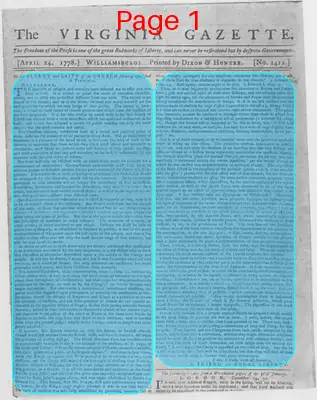 Page thumbnail for The Virginia Gazette