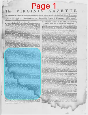 Page thumbnail for The Virginia Gazette