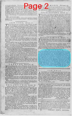 Page thumbnail for The Virginia Gazette