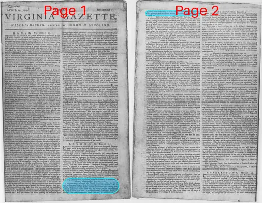 Page thumbnail for The Virginia Gazette