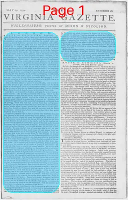 Page thumbnail for The Virginia Gazette