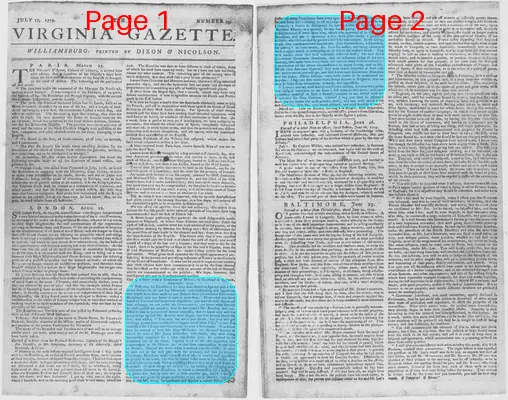 Page thumbnail for The Virginia Gazette