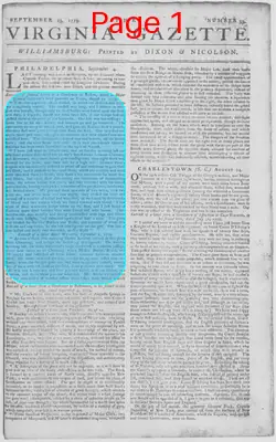 Page thumbnail for The Virginia Gazette