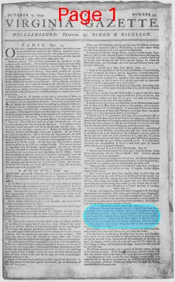 Page thumbnail for The Virginia Gazette