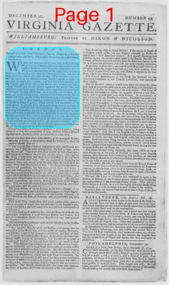Page thumbnail for The Virginia Gazette
