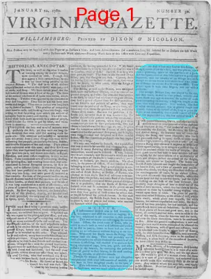 Page thumbnail for The Virginia Gazette