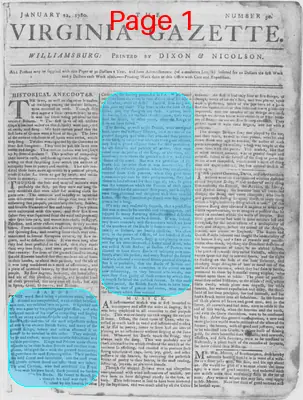 Page thumbnail for The Virginia Gazette