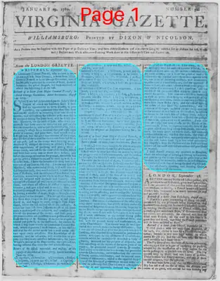 Page thumbnail for The Virginia Gazette