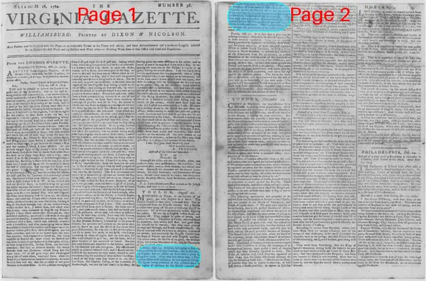 Page thumbnail for The Virginia Gazette