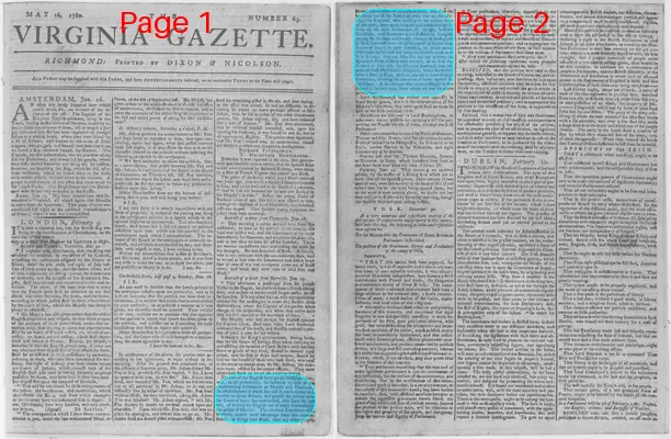 Page thumbnail for The Virginia Gazette