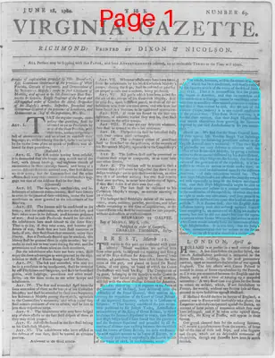 Page thumbnail for The Virginia Gazette