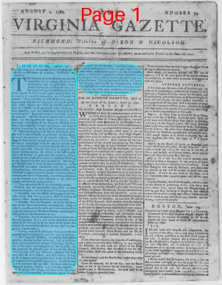 Page thumbnail for The Virginia Gazette