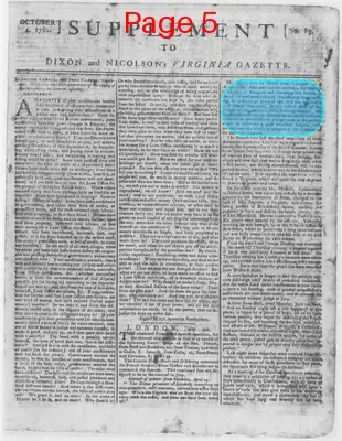 Page thumbnail for The Virginia Gazette