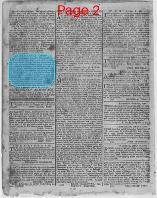 Page thumbnail for The Virginia Gazette