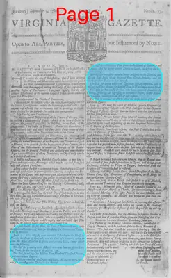 Page thumbnail for Rind's Virginia Gazette