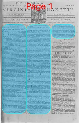Page thumbnail for The Virginia Gazette
