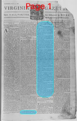 Page thumbnail for The Virginia Gazette