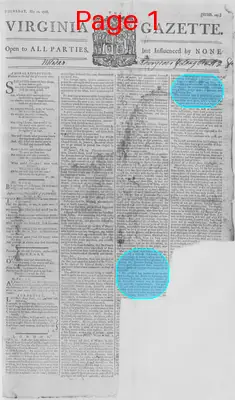 Page thumbnail for The Virginia Gazette