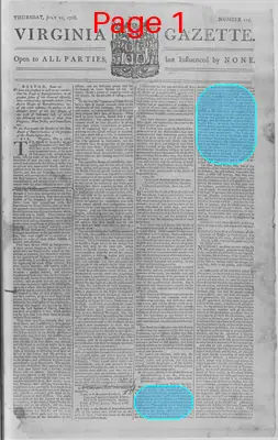 Page thumbnail for The Virginia Gazette