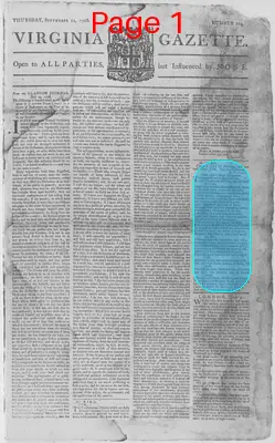 Page thumbnail for The Virginia Gazette