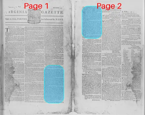 Page thumbnail for The Virginia Gazette