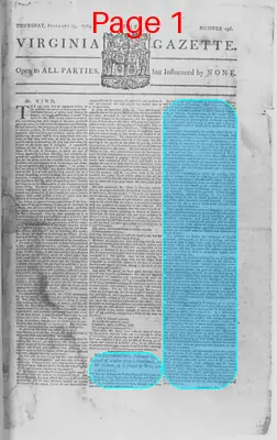 Page thumbnail for The Virginia Gazette