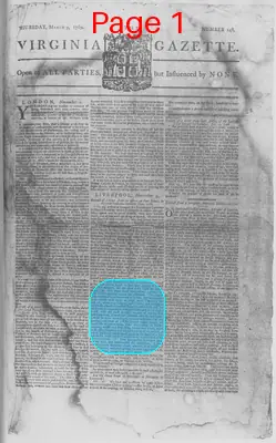 Page thumbnail for The Virginia Gazette