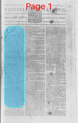 Page thumbnail for The Virginia Gazette
