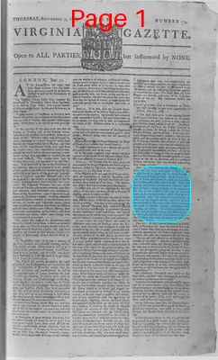 Page thumbnail for The Virginia Gazette