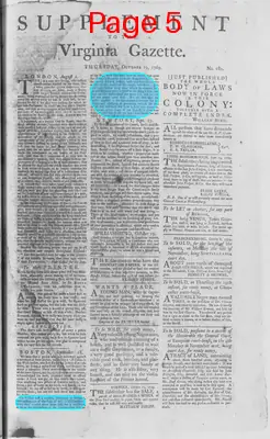 Page thumbnail for The Virginia Gazette