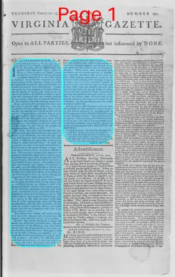 Page thumbnail for The Virginia Gazette
