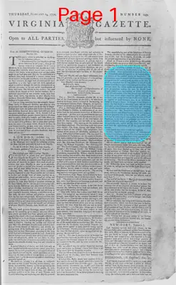 Page thumbnail for The Virginia Gazette