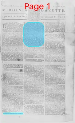 Page thumbnail for The Virginia Gazette