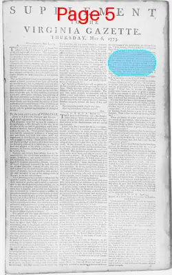 Page thumbnail for The Virginia Gazette