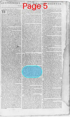 Page thumbnail for The Virginia Gazette