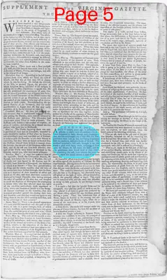 Page thumbnail for The Virginia Gazette
