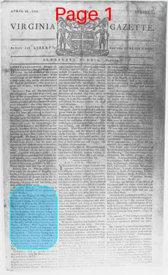 Page thumbnail for The Virginia Gazette