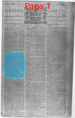 Page thumbnail for The Virginia Gazette