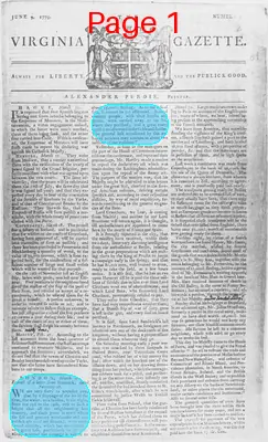 Page thumbnail for The Virginia Gazette