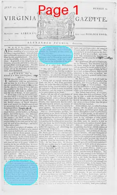 Page thumbnail for The Virginia Gazette