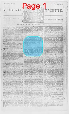 Page thumbnail for The Virginia Gazette