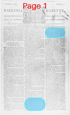 Page thumbnail for The Virginia Gazette