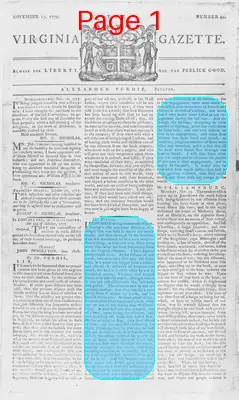 Page thumbnail for The Virginia Gazette