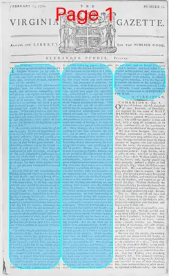 Page thumbnail for The Virginia Gazette