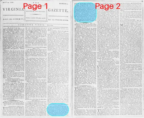 Page thumbnail for The Virginia Gazette